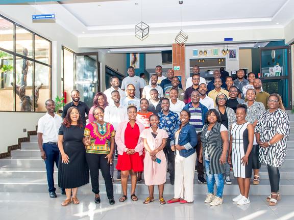 Group photo of all participants, trainers, and project staff. (Photo by Breezing Pictures) Photo: Group of all participants, trainers, and project staff